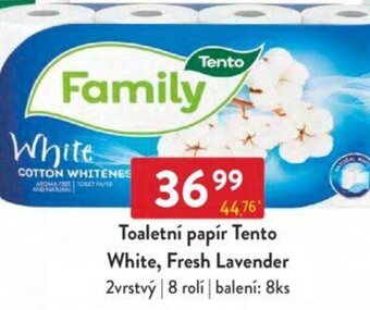 Qanto Toaletní papír Tento White, Fresh Lavender nabídka