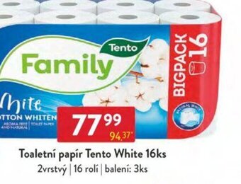 Qanto Toaletní papír Tento White 16ks nabídka