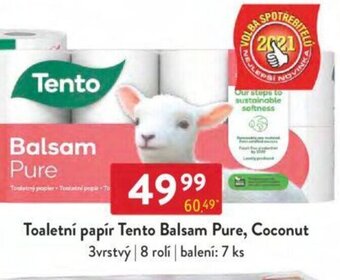 Qanto Toaletní papír Tento Balsam Pure, Coconut nabídka