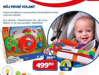 Sparkys MŮJ PRVNÍ VOLANT nabídka