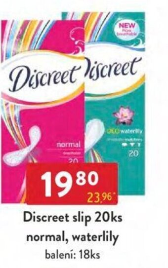 Qanto Discreet slip 20ks normal, waterlily nabídka
