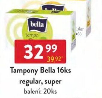 Qanto Tampony Bella 16ks regular, super nabídka