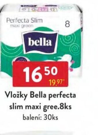 Qanto Vložky Bella perfecta slim maxi gree.8ks nabídka