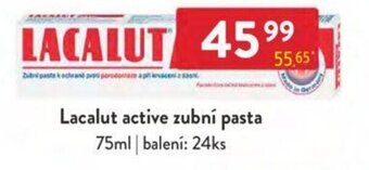 Qanto Lacalut active zubní pasta 75ml nabídka
