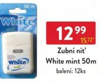 Qanto Zubní nit' White mint 50m nabídka