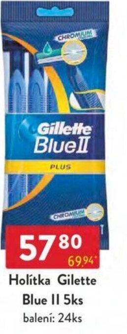 Qanto Holítka Gilette Blue II 5ks nabídka