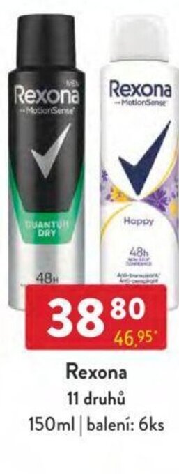 Qanto Rexona nabídka