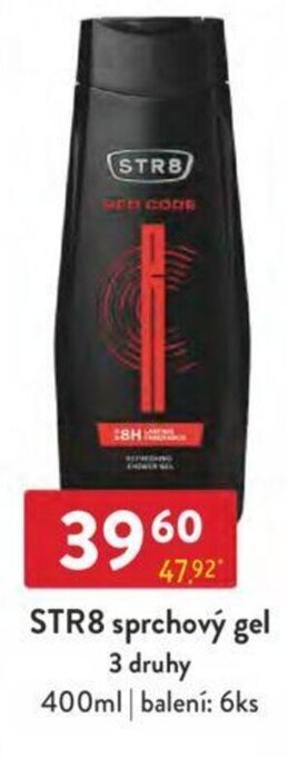 Qanto STR8 sprchový gel 3 druhy nabídka