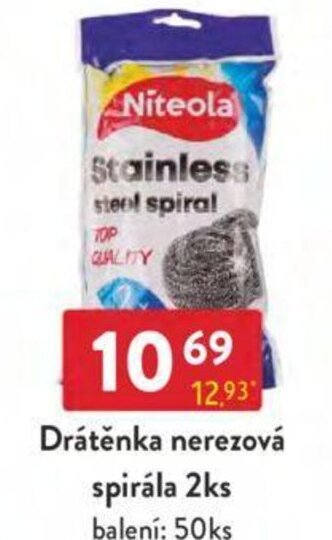 Qanto Drátěnka nerezová spirála 2ks nabídka