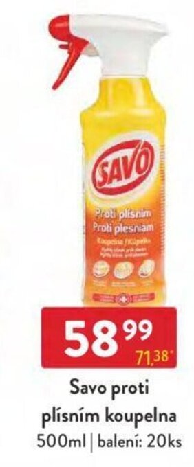 Qanto Savo proti plísním koupelna 500ml nabídka