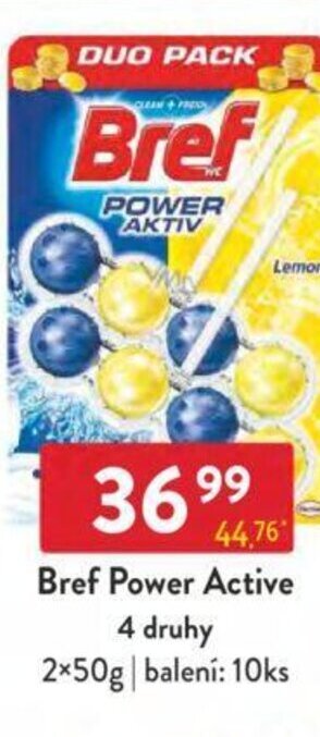 Qanto Bref Power Active 4 druhy nabídka