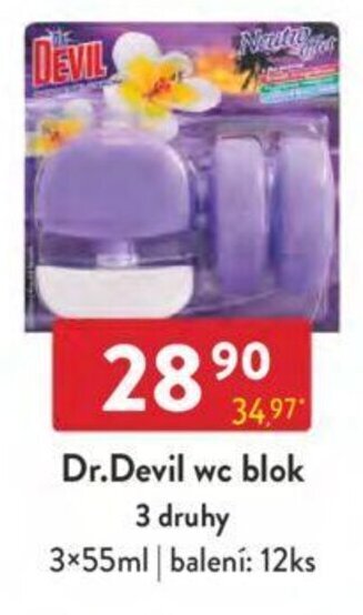 Qanto Dr.Devil wc blok 3 druhy nabídka