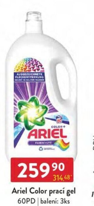 Qanto Ariel Color prací gel nabídka