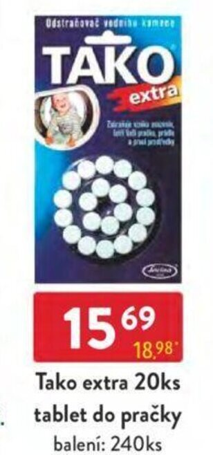 Qanto Tako extra 20ks tablet do pračky nabídka