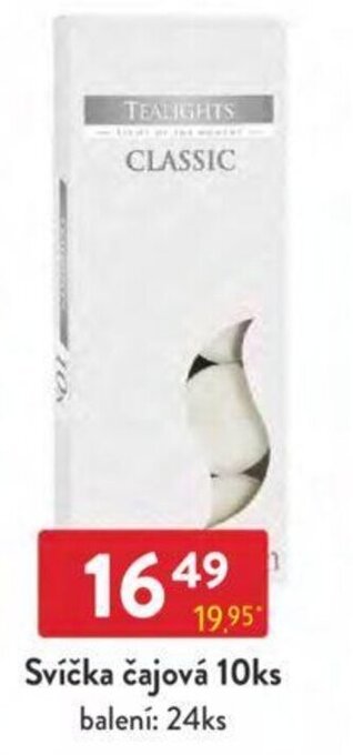 Qanto Svíčka čajová 10ks nabídka