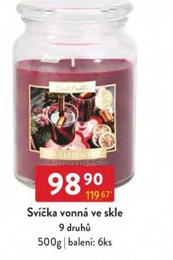 Qanto Svíčka vonná ve skle nabídka