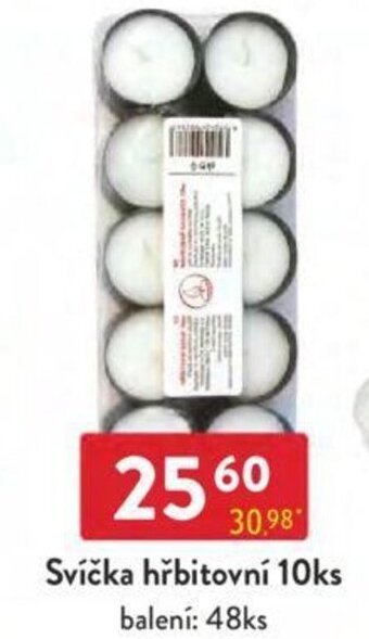 Qanto Svíčka hřbitovní 10ks nabídka