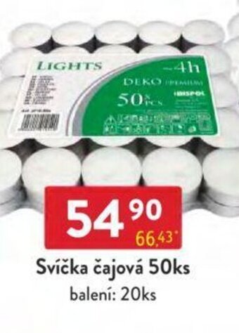 Qanto Svíčka čajová 50ks nabídka