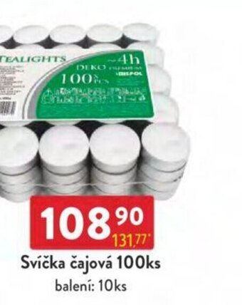 Qanto Svíčka čajová 100ks nabídka
