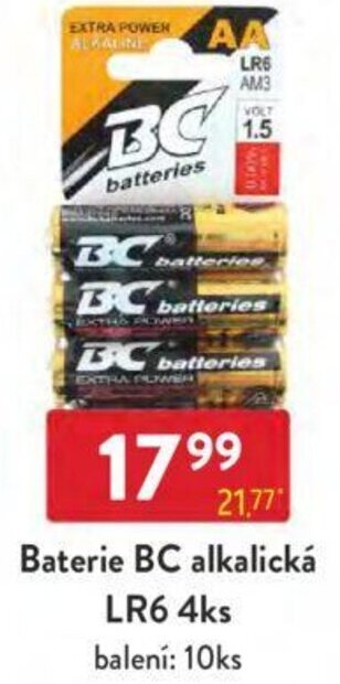 Qanto Baterie BC alkalická LR6 4ks nabídka