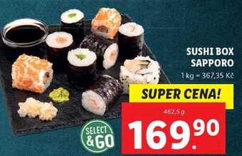 Lidl Sushi box sapporo, 462,5 g nabídka