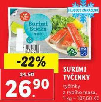 Lidl Surimi tyčinky, 250 g nabídka