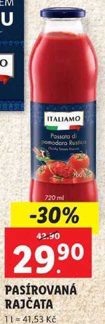 Lidl Pasírovaná rajčata, 720 ml nabídka