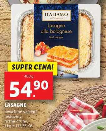 Lidl Lasagne, 400 g nabídka