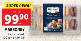 Lidl Makronky, 12x 13 g nabídka