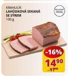 Flop Lahúdková sekaná se sýrem 100 g nabídka