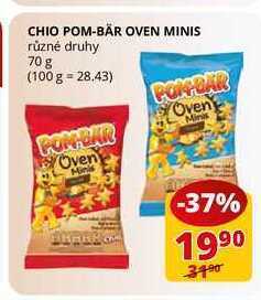 Flop Chio pom-bär oven minis různé druhy 70 g nabídka