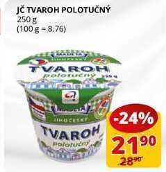 Flop Jč tvaroh polotučný 250 g nabídka