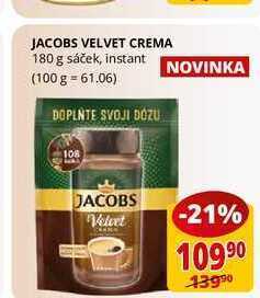 Flop Jacobs velvet crema 180 g nabídka