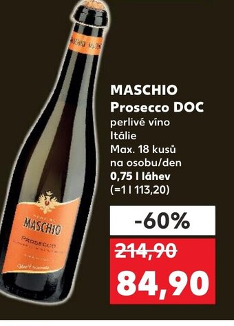 Kaufland MASCHIO Prosecco DOC nabídka