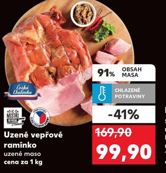 Kaufland Uzené vepřové ramínko nabídka