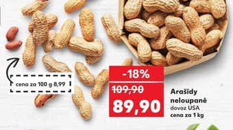 Kaufland Arašídy neloupané nabídka