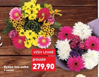 Kaufland Kytice mix velká nabídka