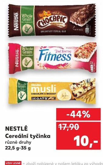 Kaufland NESTLÉ Cereální tyčinka nabídka