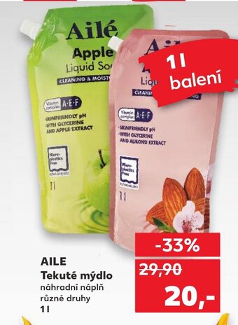 Kaufland AILE Tekuté mýdlo nabídka
