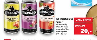Kaufland STRONGBOW Cider nabídka