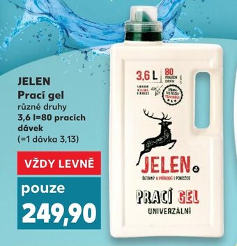 Kaufland JELEN Prací gel nabídka