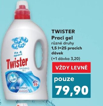 Kaufland TWISTER Prací gel nabídka