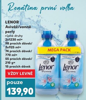 Kaufland LENOR Aviváž/vonné perly nabídka