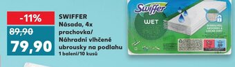 SWIFFER Násada, 4x prachovka/ Náhradní vlhčené ubrousky na podlahu