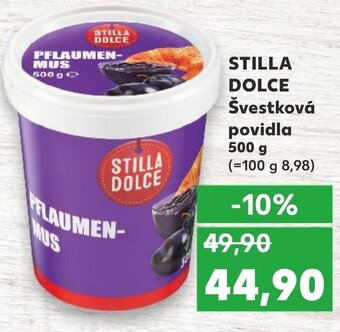 Kaufland STILLA DOLCE Švestková povidla 500 g nabídka