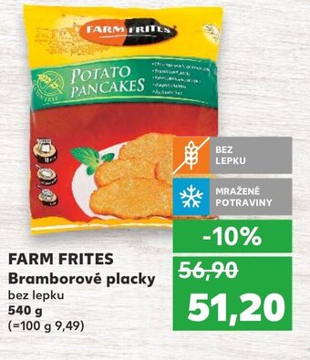 Kaufland FARM FRITES Bramborové placky bez lepku 540 g nabídka