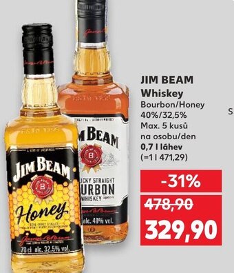 Kaufland JIM BEAM Whiskey nabídka