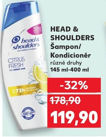 Kaufland HEAD & SHOULDERS Šampon/ Kondicionér nabídka