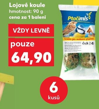 Kaufland Lojové koule nabídka