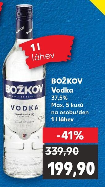 Kaufland BOŽKOV VODKA nabídka